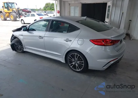 2018 Hyundai Elantra Sport из США, поврежденный, VIN KMHD04LB3JU702020